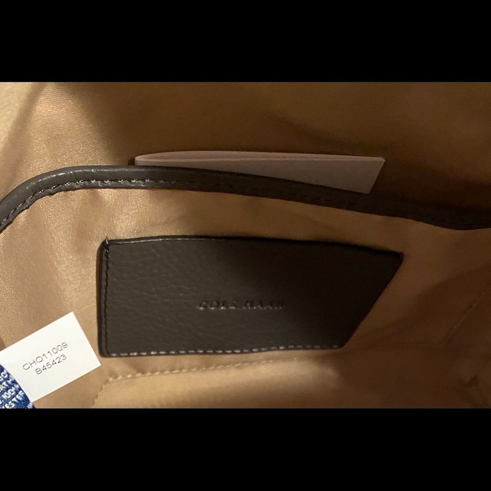 ✨SOLD!✨Cole Haan Genevieve NWT! Woven Leather Bag - Picture 13 of 14